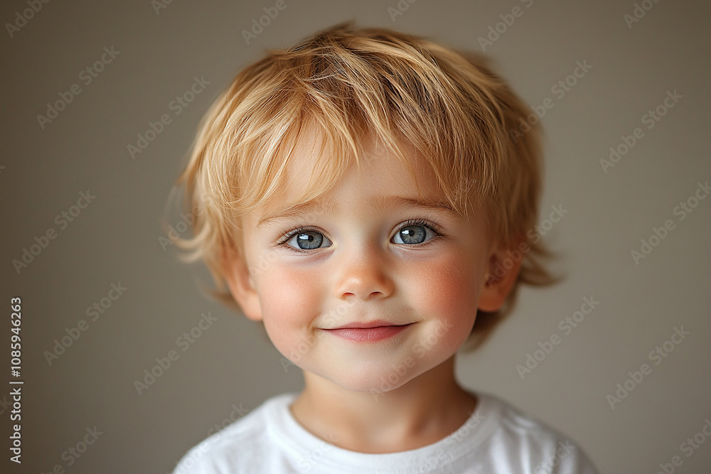 portrait of an white little boy with a smile portrait of an white little boy with a smile