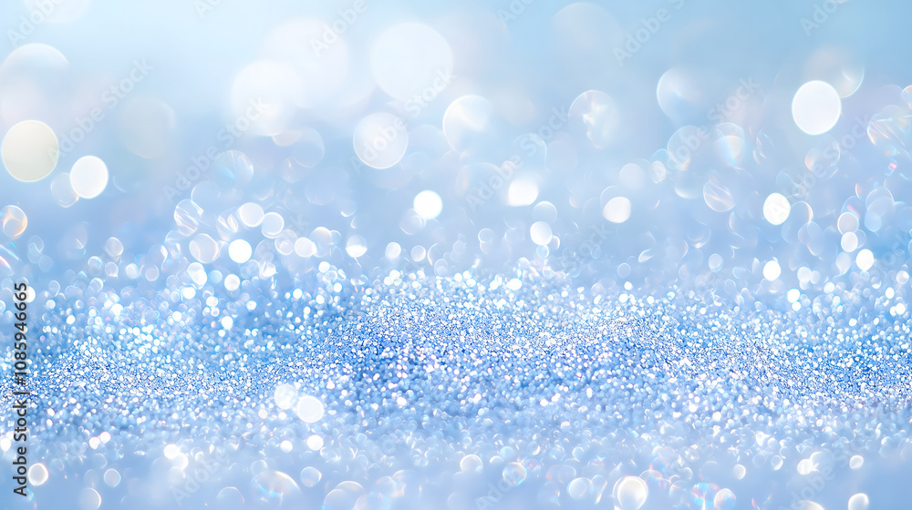 Abstract bright glitter blue background, bokeh Abstract bright glitter blue background, bokeh