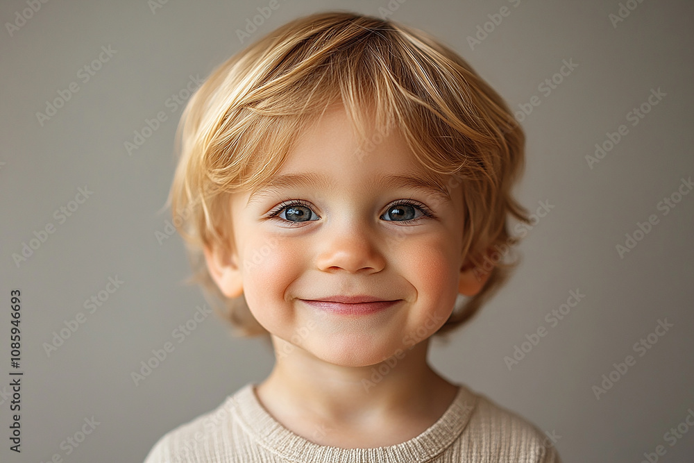 portrait of an white little boy with a smile portrait of an white little boy with a smile