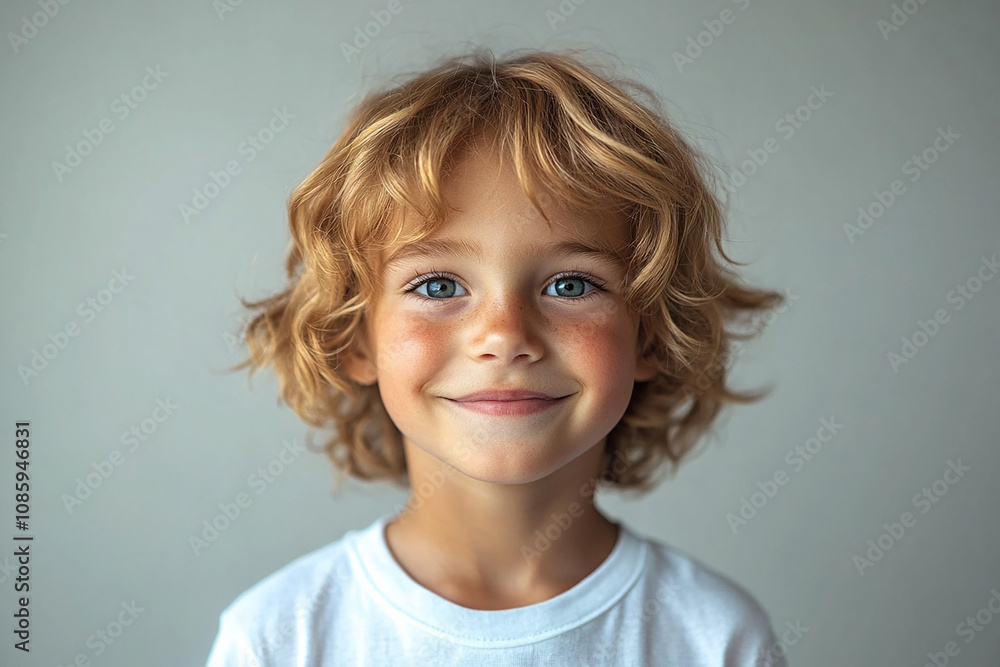 portrait of an white little boy with a smile portrait of an white little boy with a smile