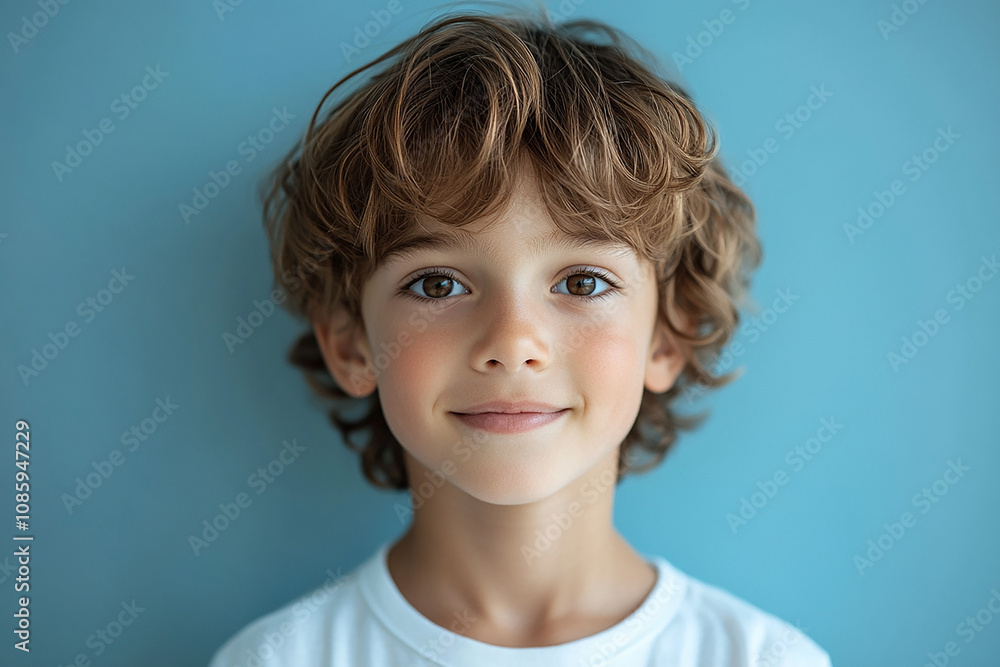 portrait of an white little boy with a smile portrait of an white little boy with a smile