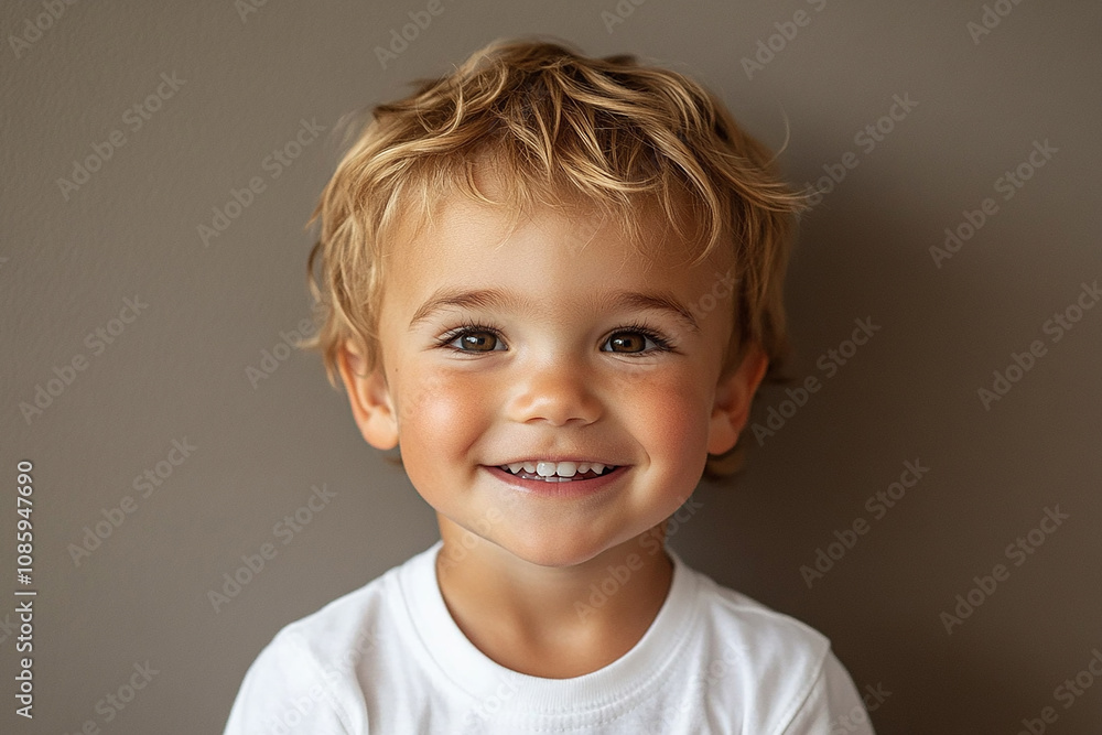 portrait of an white little boy with a smile portrait of an white little boy with a smile