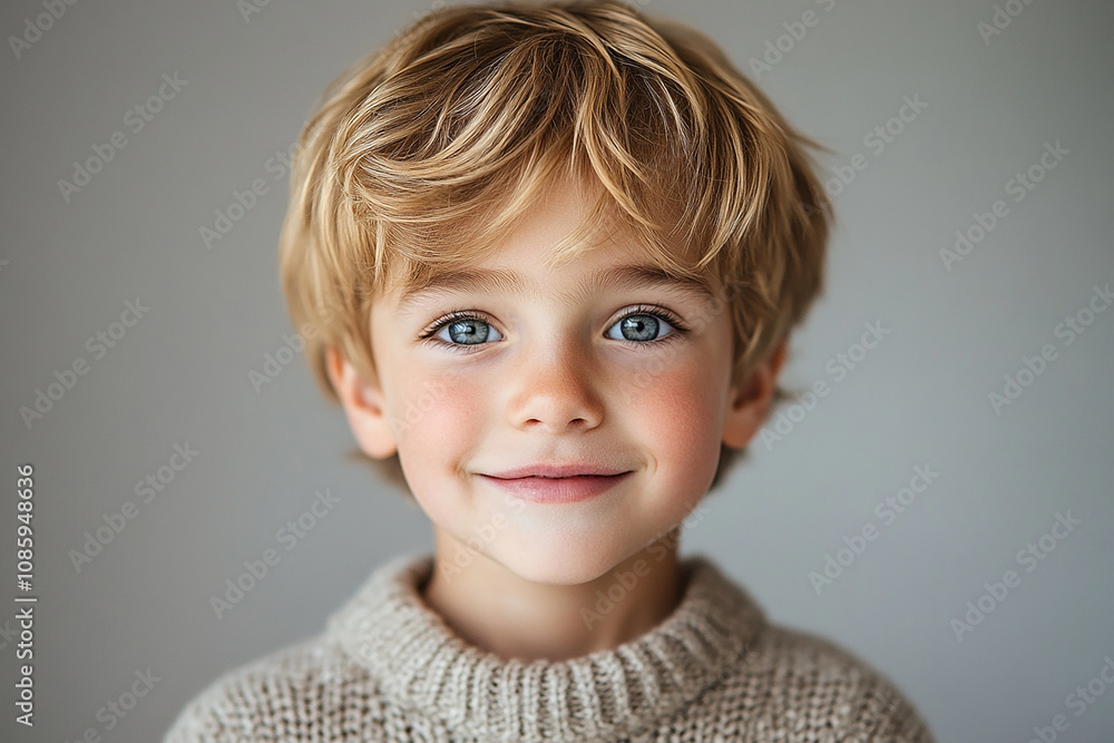 portrait of an white little boy with a smile portrait of an white little boy with a smile