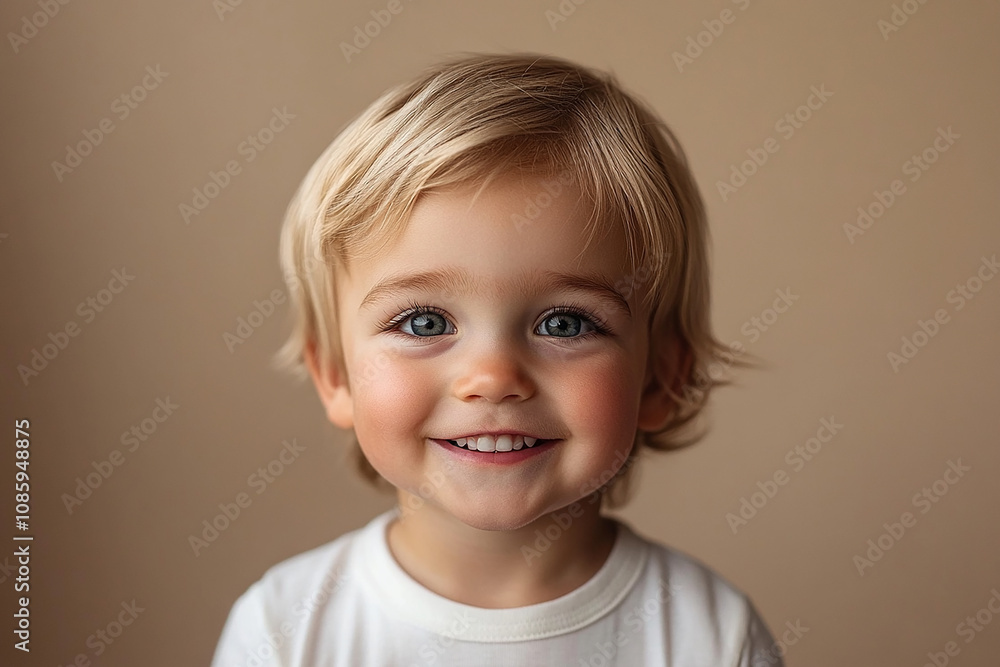 portrait of an white little boy with a smile portrait of an white little boy with a smile
