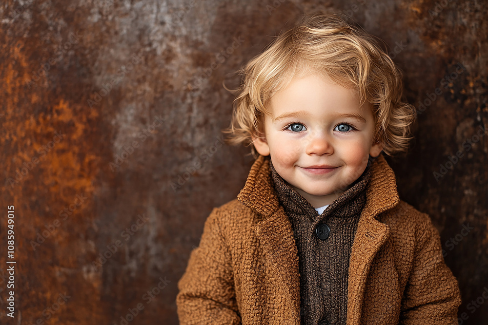 portrait of an white little boy with a smile portrait of an white little boy with a smile