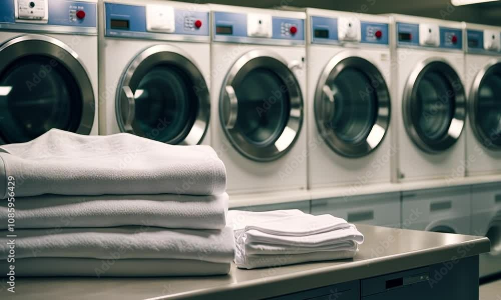 Laundry in a hospital. Laundry in a hospital.
