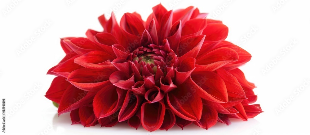 Red Dahlia Floral Composition Red Dahlia Floral Composition