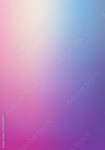 Purple pink blue white pastel grainy gradient background, grainy texture effect, vertical background, copy space