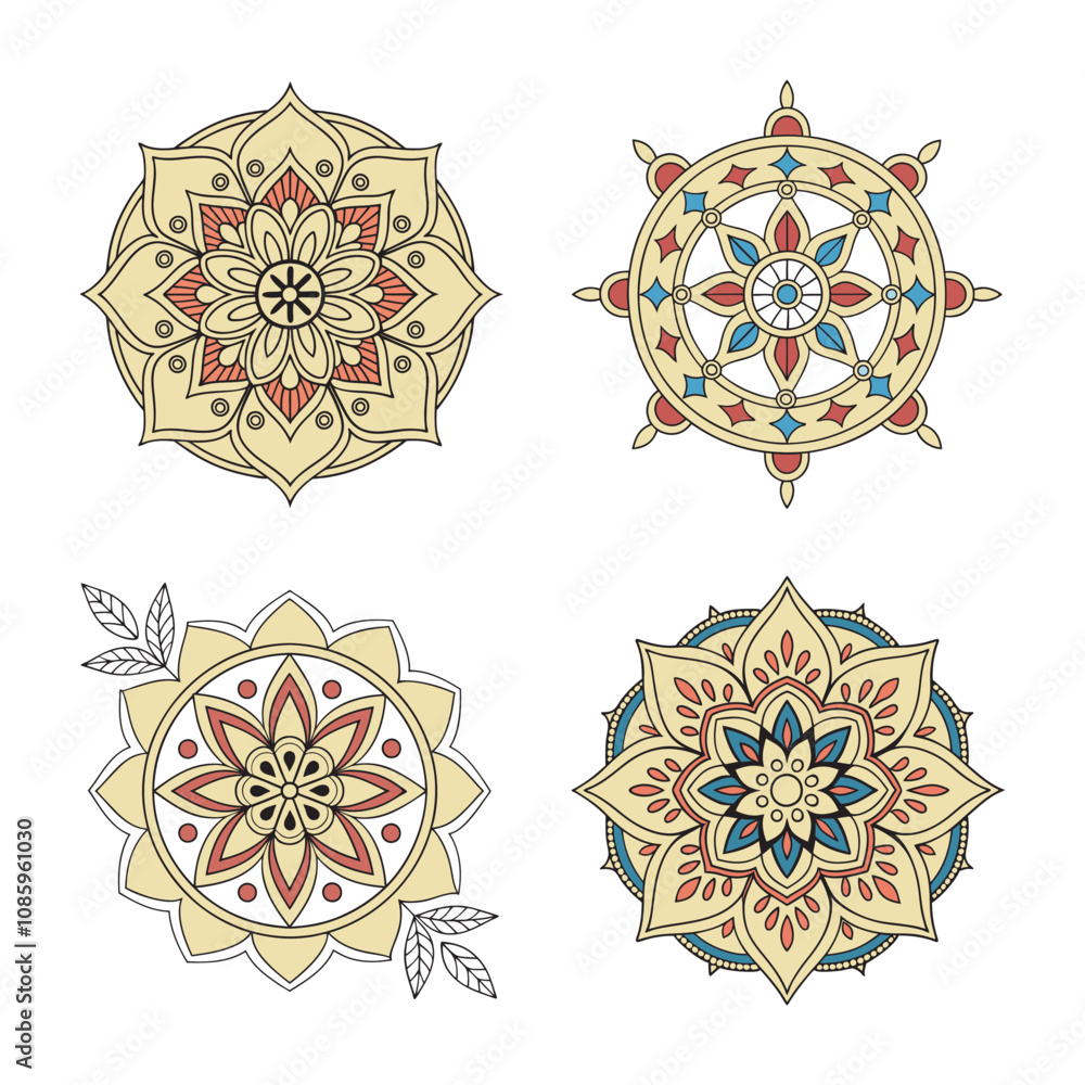 Indian Traditional Mandala artwork. Perfect for use in creative projects, including wall art, tattoos, yoga-themed designs, meditation visuals, and digital or print publications. Indian Traditional Mandala artwork. Perfect for use in creative projects, including wall art, tattoos, yoga-themed designs, meditation visuals, and digital or print publications.