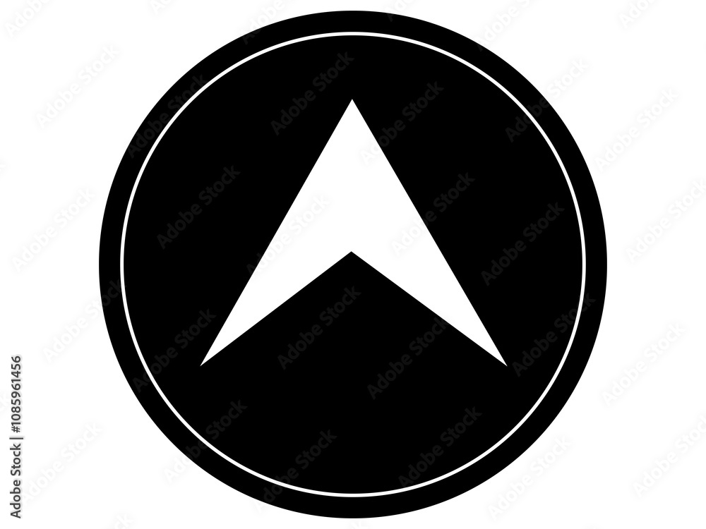 circle with arrow inside circle with arrow inside