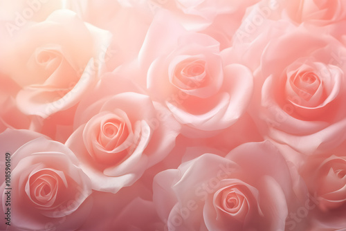 Pink and white rose

