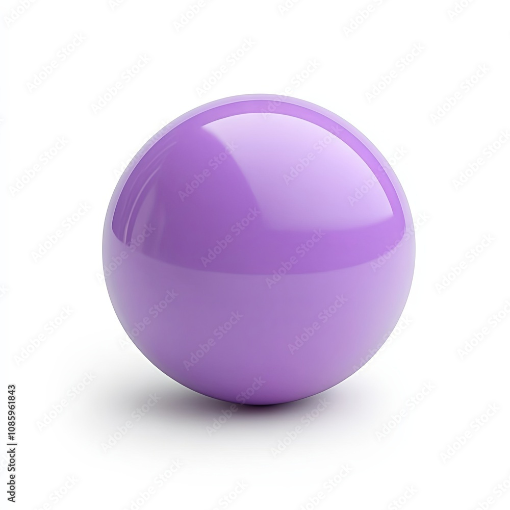 Purple Sphere 3D Render: Geometric Abstract Art Purple Sphere 3D Render: Geometric Abstract Art