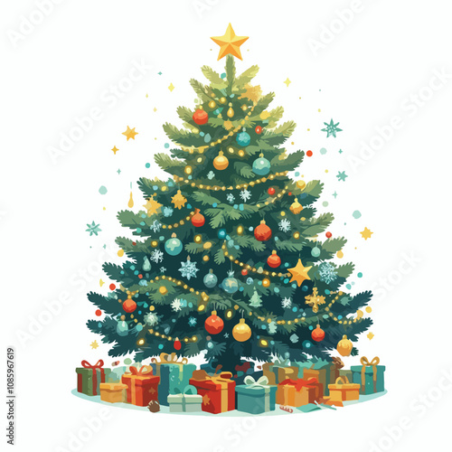 cristmas tree vector