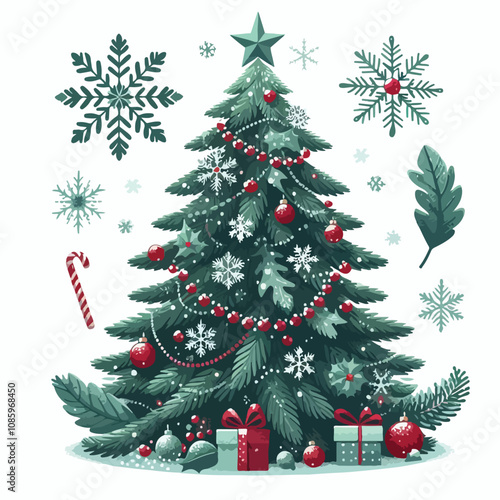 cristmas tree vector