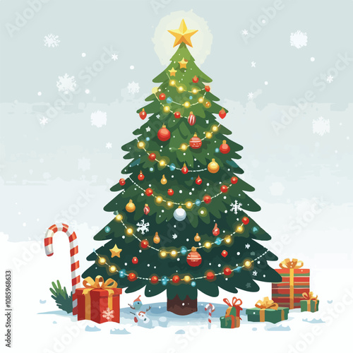 cristmas tree vector