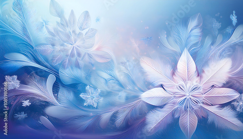 Wallpaper Mural Winter Abstract background Torontodigital.ca