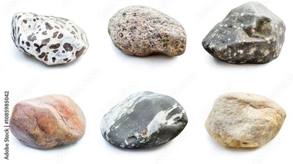 Collection of Smooth River Rocks Collection of Smooth River Rocks