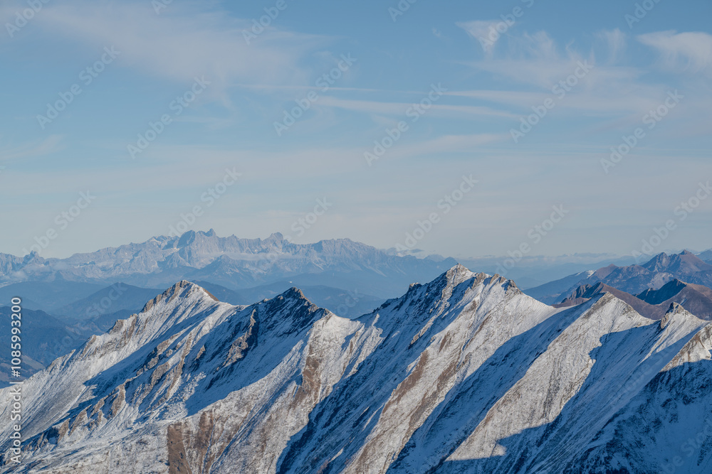 View from Kitzsteinhorn to the austrian alps View from Kitzsteinhorn to the austrian alps