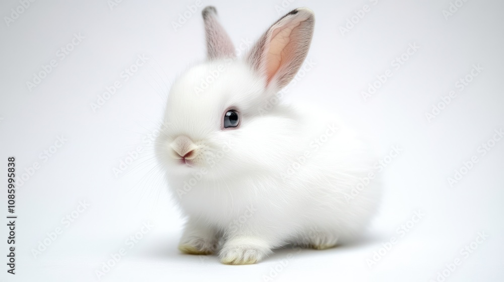 Adorable White Bunny Adorable White Bunny