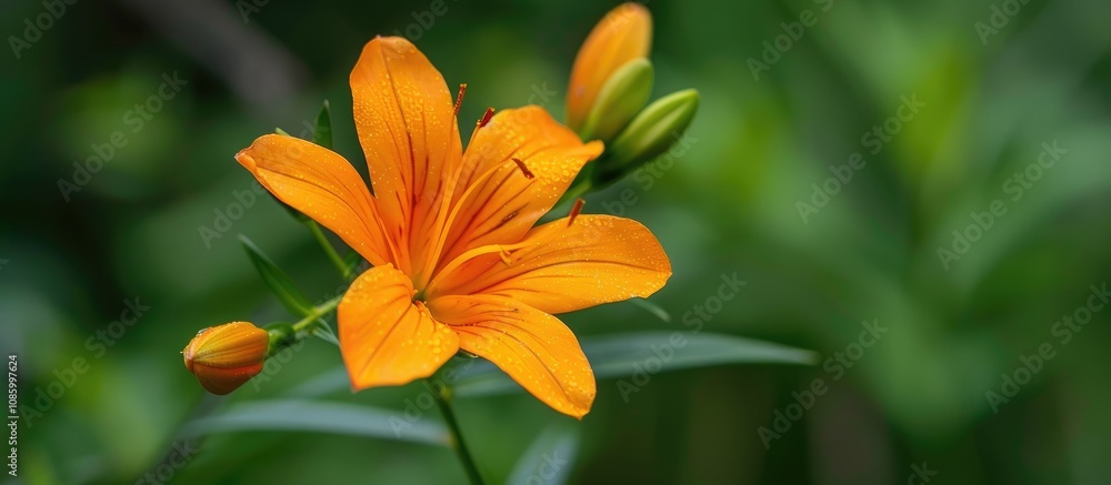 Fototapeta premium Orange Flower with Medicinal Properties