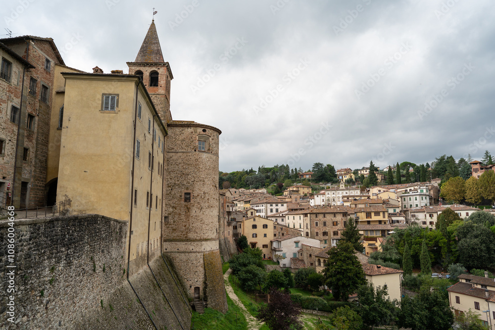 Medieval Townscape of Anghiari in Tuscany, Italy Medieval Townscape of Anghiari in Tuscany, Italy