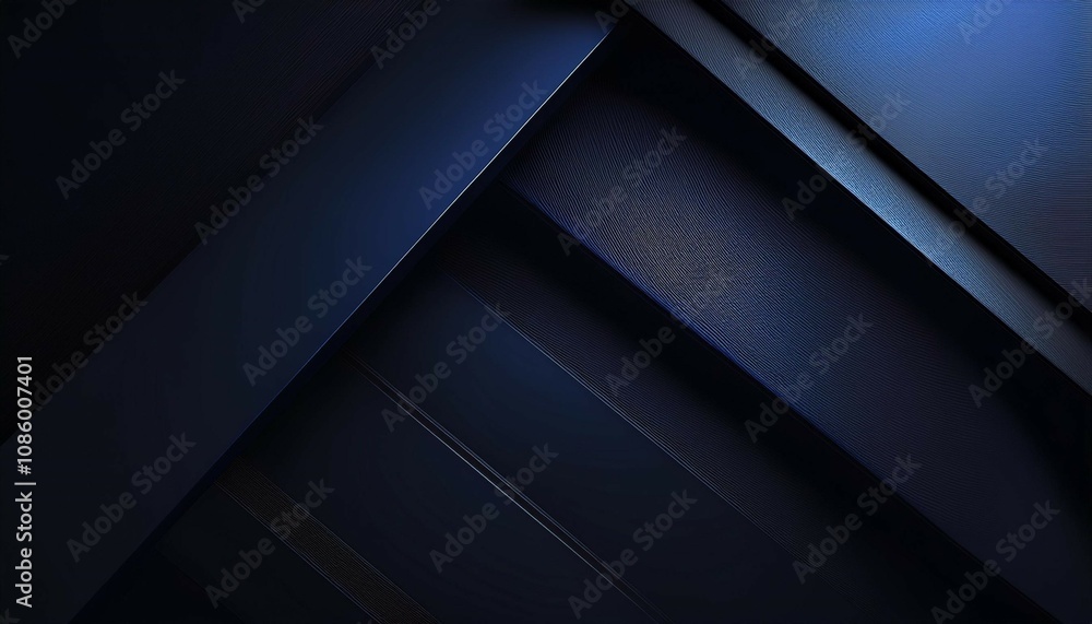 black dark blue abstract modern background geometric shape line angle diagonal triangle 3d gradient light shadow shimmer matte metallic effect design minimal black dark blue abstract modern background geometric shape line angle diagonal triangle 3d gradient light shadow shimmer matte metallic effect design minimal