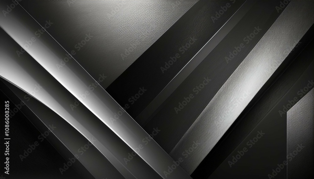 black white dark gray abstract background geometric shape line stripe angle facet 3d shimmer brushed steel metal effect modern futuristic business technology industrial concept template design black white dark gray abstract background geometric shape line stripe angle facet 3d shimmer brushed steel metal effect modern futuristic business technology industrial concept template design