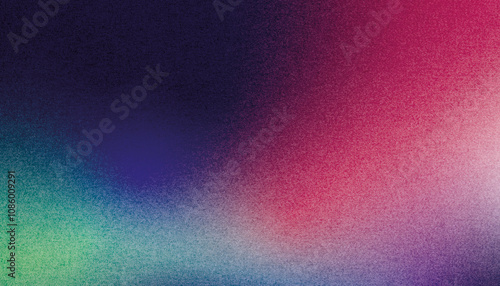 Abstract grainy background with vibrant colors and soft textures