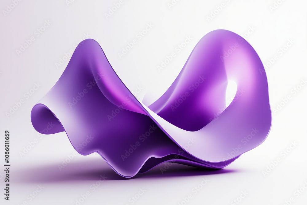 abstract 3d shape, bright violet, smooth, floating in the air, holographic shape in motion, abstract 3d shape, bright violet, smooth, floating in the air, holographic shape in motion,