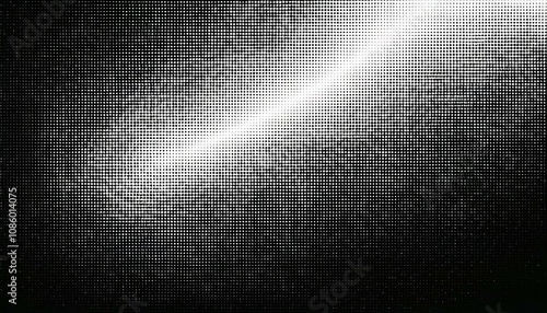 monochrome halftone dot pattern abstract background