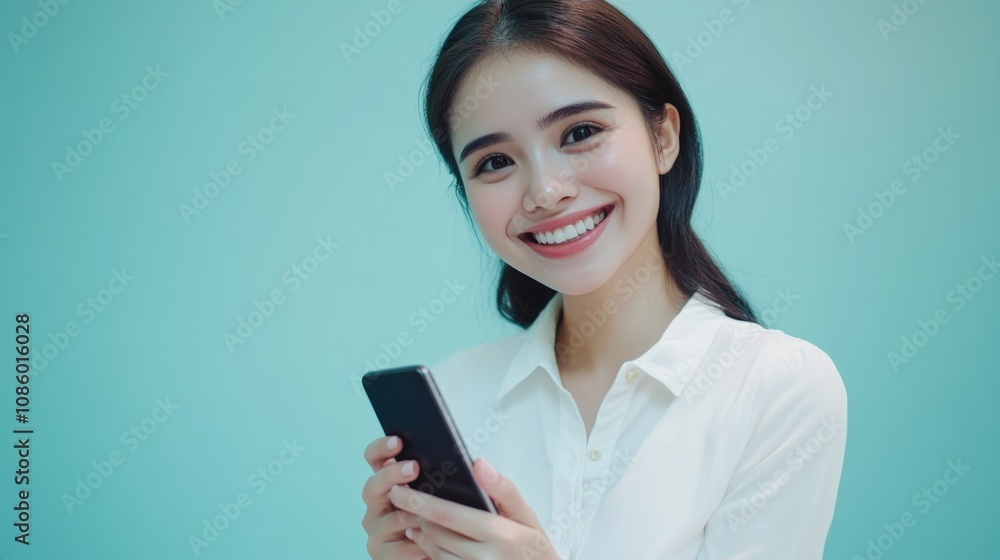 A person holds a cell phone, looking at the screen A person holds a cell phone, looking at the screen