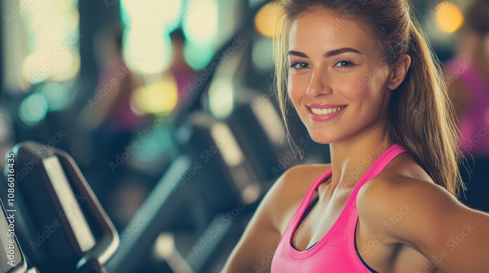Beautiful women working out in the gym Beautiful women working out in the gym