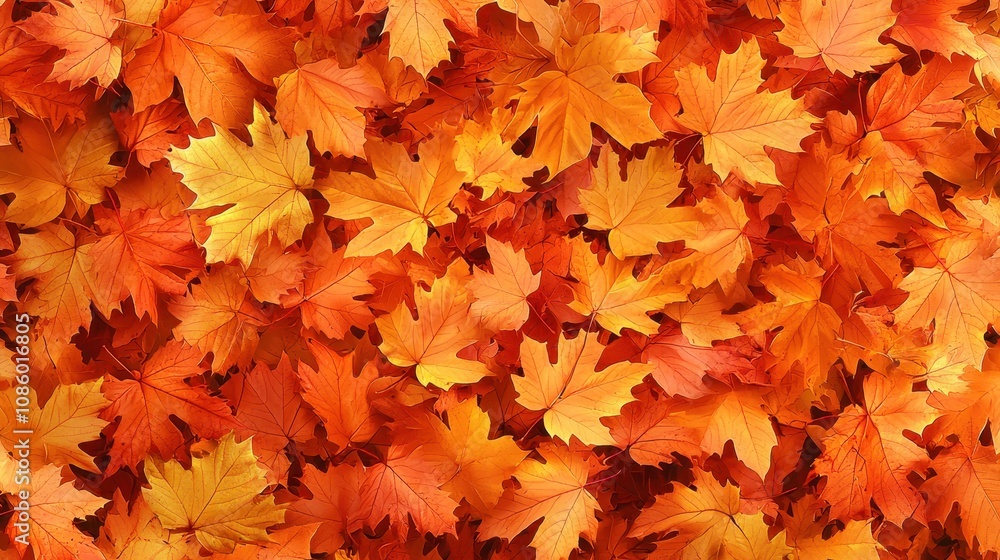 Background of autumn orange leaves Background of autumn orange leaves