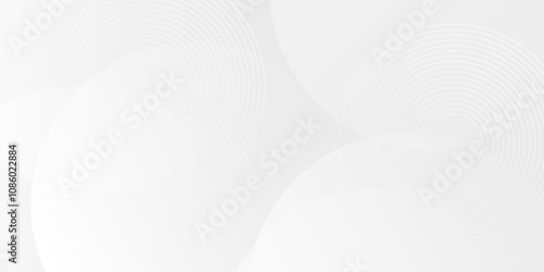 Abstract Geometric modern white and gray color . Modern and Creative Trend design in vector