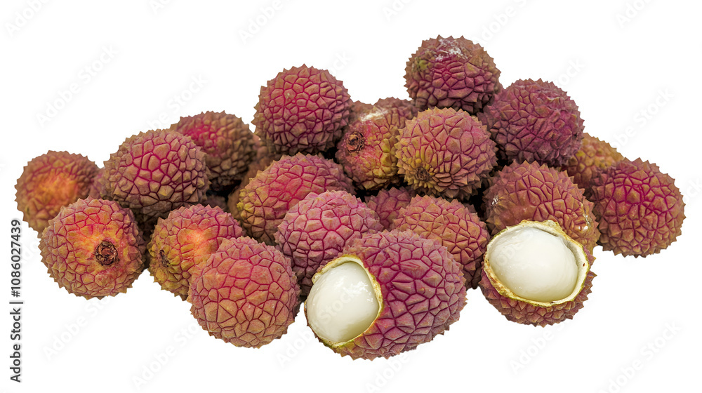 lychee on a png background lychee on a png background