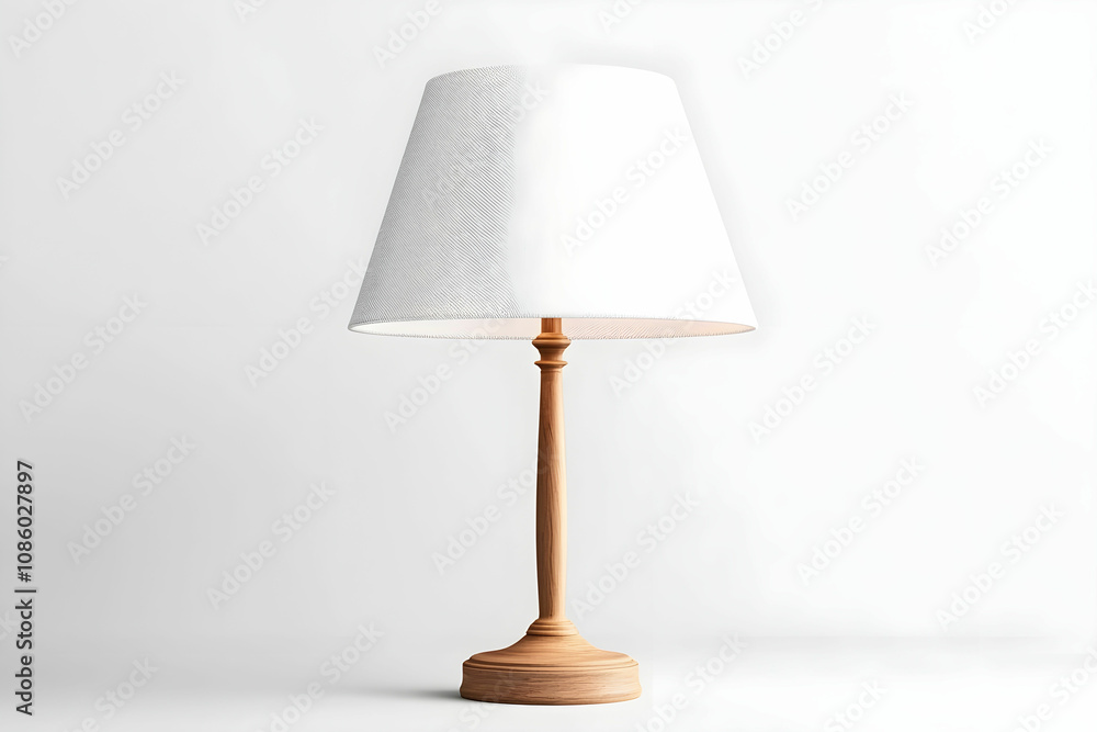 Elegant and Minimalist Table Lamp with Wooden Base and Simple Fabric Shade Perfect for Modern Home Decor and Interior Design Inspiration Elegant and Minimalist Table Lamp with Wooden Base and Simple Fabric Shade Perfect for Modern Home Decor and Interior Design Inspiration