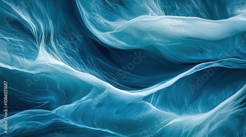 Fototapeta Naklejka Na Ścianę i Meble -  Abstract background of waves where river and sea meet, whirlpools of Saltstraumen, Nordland, Norway