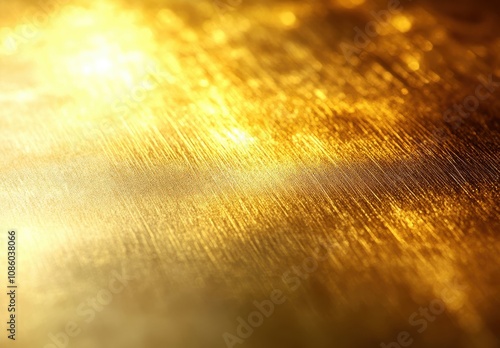 Shiny gold texture with radiant golden reflections creating a mesmerizing and luxurious background photo