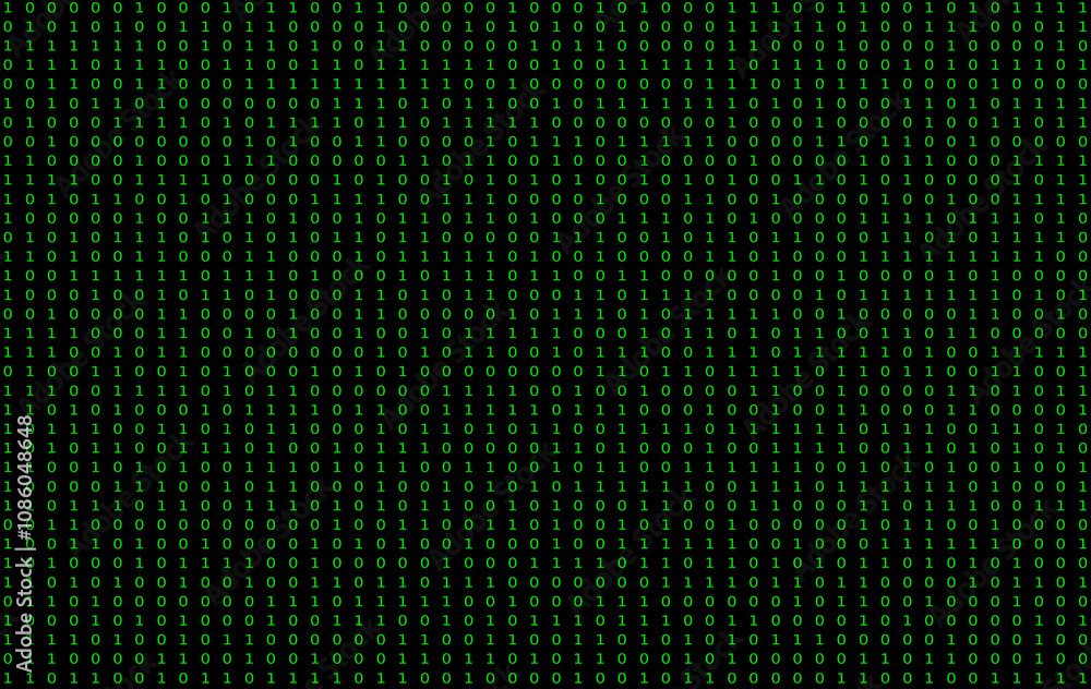 sequence of green 0s and 1s randomly arranged on black ideal as a concept of the computer binary system sequence of green 0s and 1s randomly arranged on black ideal as a concept of the computer binary system