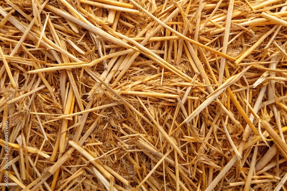 Close-up shot of straw background texture Close-up shot of straw background texture