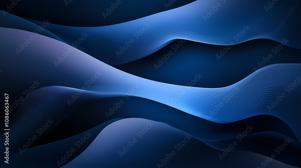 Obraz premium Abstract dark blue background with subtle white noise texture. Vintage Futuristic. Illustration