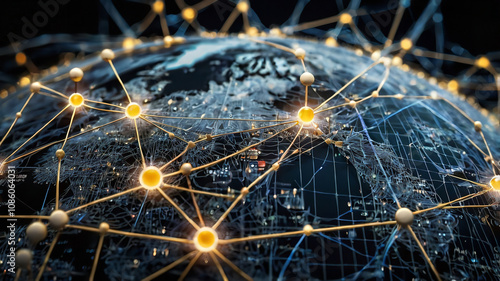 World Communication Business technology Networking
