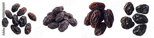 Wallpaper Mural Raisins isolated on transparent background, Set of Torontodigital.ca
