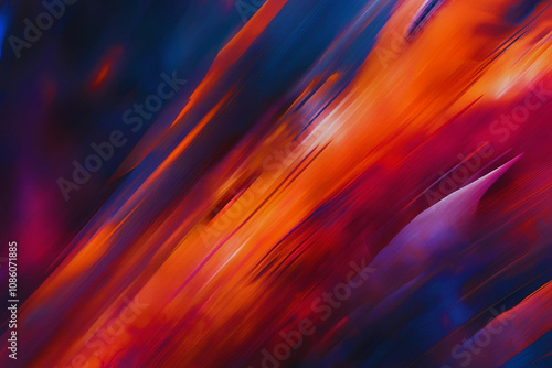 A dynamic, abstract painting background blending blue, orange, and Bordo tones. Perfect for graphic design, social media, branding, web design, presentations, and print materials , artistic vibe.