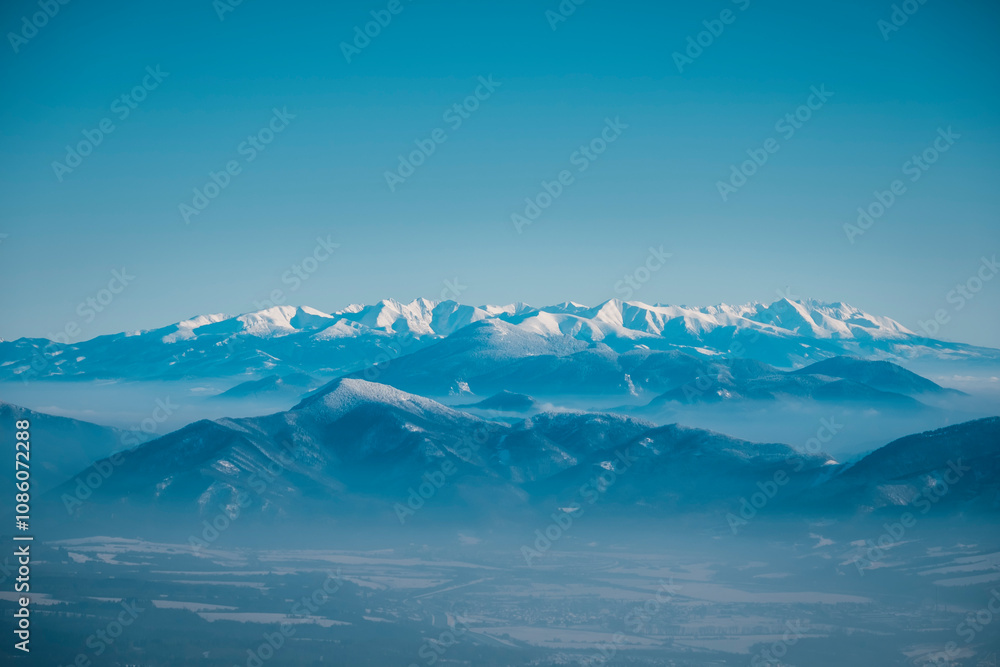 Fototapeta premium Winter in the mountains