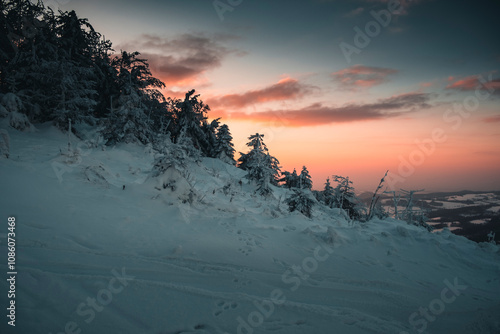 Winter in the mountains