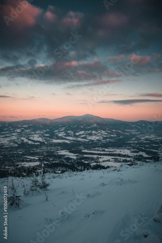 Winter in the mountains