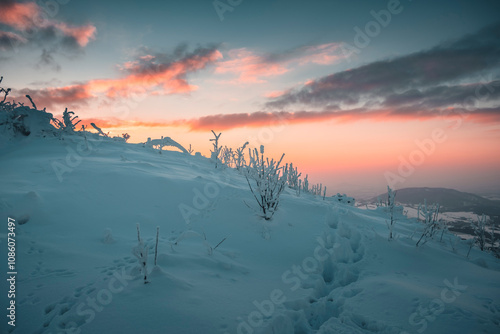 Winter in the mountains