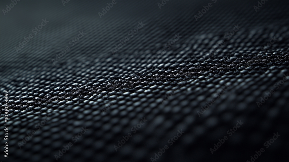 Elegant Black Fabric Close-Up Texture Elegant Black Fabric Close-Up Texture