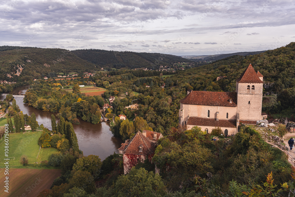 Obraz premium village view in France.
